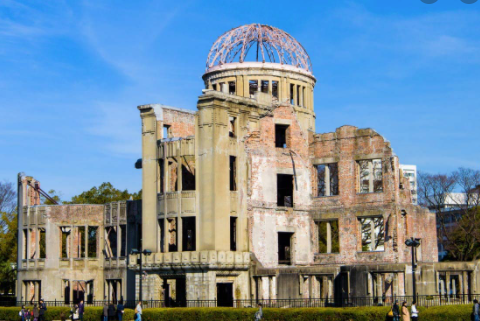 The A-bomb Dome in Hiroshima